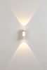Lámpara de pared LED a prueba de agua, luces decorativas para jardín, luz de pared exterior de aluminio hacia arriba y hacia abajo, lámpara de pared LED montada