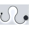 Lámpara de pared minimalista posmoderna, lámpara led creativa nórdica para decoración de cabecera de dormitorio, lámpara de pared para sala de estar, pasillo, lámparas de pasillo