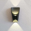 Lámpara led decorativa, tamaño pequeño, forma de barco, lámpara de pared arriba y abajo, luz interior moderna para exteriores