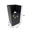 Aplique de pared de jardín impermeable de 12 W, candelabro de pared led de movimiento, iluminación de pared del dormitorio, ángulo de iluminación ajustable
