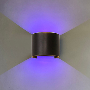 Última versión, lámpara de pared impermeable con Wifi, candelabro RGBW para exteriores, cambio de Color por lámpara de aplicación inteligente, compatible con Amazon Alexa, asistencia de Google