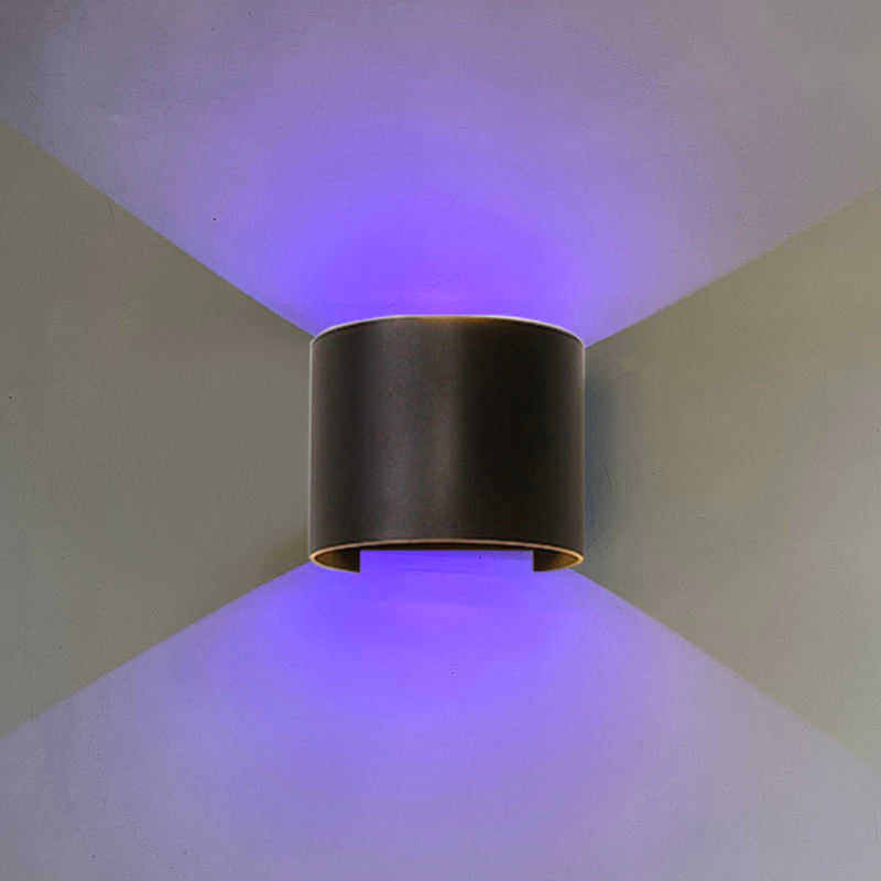 Última versión, lámpara de pared impermeable con Wifi, candelabro RGBW para exteriores, cambio de Color por lámpara de aplicación inteligente, compatible con Amazon Alexa, asistencia de Google