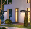 Lámpara de pared LED IP65 impermeable al aire libre Simple moderna, lámparas de patio, luz de pared de jardín, precio de fábrica