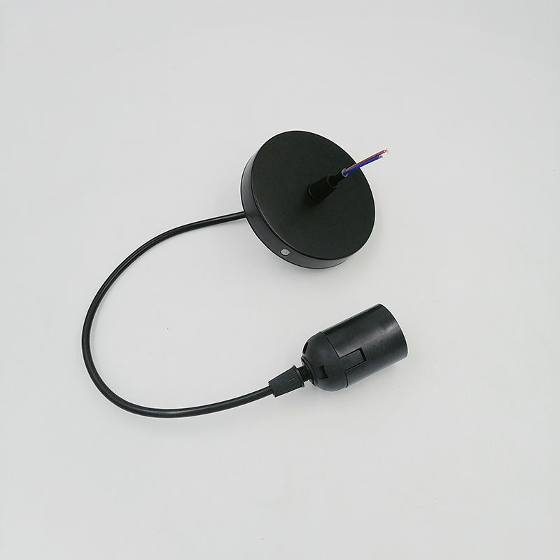 Bombilla LED de 1,8 M/4M, cable colgante, accesorios de iluminación DIY, pantalla con placa de techo, portalámparas E27, cable de araña
