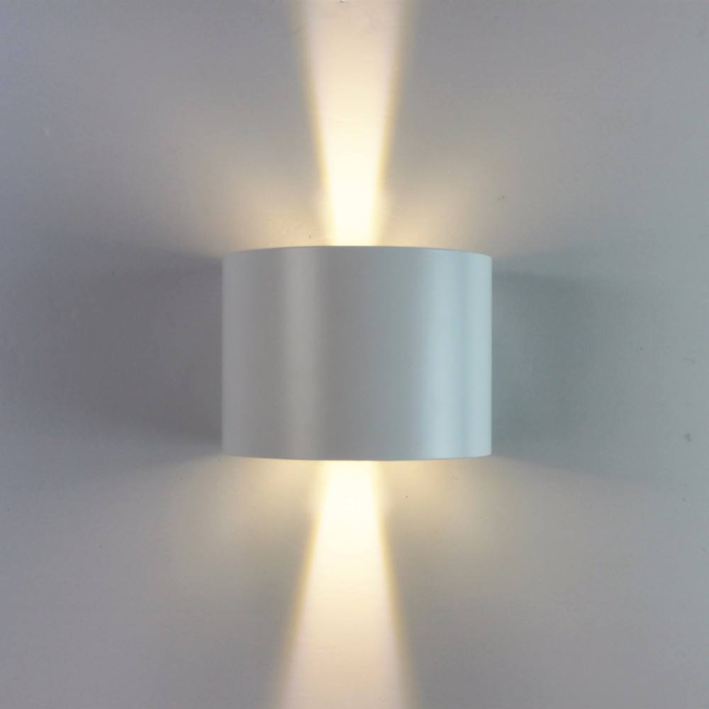 Hagood nueva lámpara de pared impermeable semicírculo 6W Led aplique de pared iluminación exterior impermeable IP65 iluminación ajustable