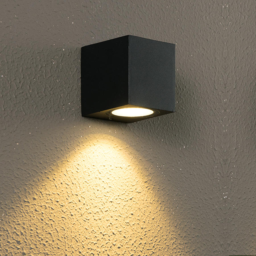 5W 10W Ip65 Up Down Tira impermeable Jardín Exterior Morden Luz de pared Led Luz de pared de aluminio para exteriores