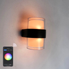 Lámpara LED de pared moderna para interiores, aplicación Tuya, atenuación RGB/lámpara de jardín con Control remoto, resistente al agua, IP65, accesorios de iluminación para exteriores, AC85-265V