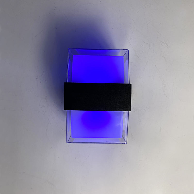 2023 Lámpara de pared inteligente LED Lámpara de pared inteligente IP65 Lámpara de pared decorativa colorida y de moda a prueba de agua Tuya