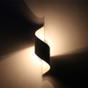 Lámpara de pared de 12 W, candelabro de espejo Led para decoración de iluminación del hogar, luces de noche elegantes para jardín, iluminación electrónica hacia arriba y hacia abajo