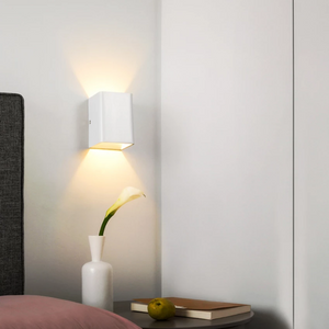 Lámpara de pared moderna hacia arriba y hacia abajo 3W LED RGB Decoración de cabecera de dormitorio Wandlamp AC85-265V Proyecto de iluminación industrial