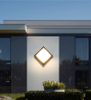 Nuevo estilo minimalista Tuya Smart WiFi LED lámpara de pared 10W RGBW exterior interior aplicación impermeable candelabro regulable luz de jardín