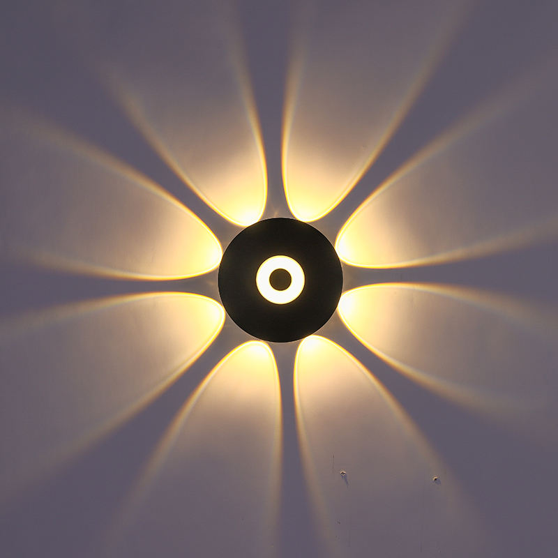 Lámpara de pared interior Rgb para exteriores de alta calidad con precio al por mayor, lámpara de pared con personalidad nórdica, sala de estar Led Simple