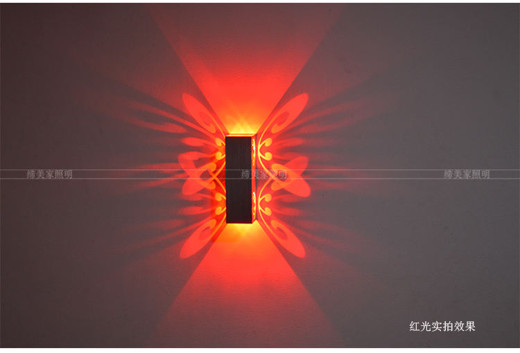 Fokison (componentes electrónicos) accesorio de iluminación lámpara colorida aplique de pared Led cuadrado para luces de barra led para el hogar