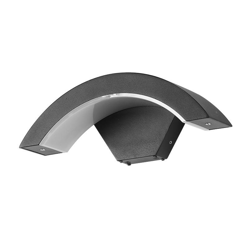 Lámpara de pared Led con Sensor moderno de 18w para exteriores, resistente al agua, para puerta delantera, jardín, porche, luz de pared, iluminación de pared interior moderna, sensor de luz