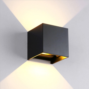 Luz Led Lámpara de pared para exteriores Montaje arriba y abajo Luces de pared Lámpara de pared de baño impermeable Iluminación moderna