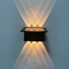 Creativo jardín calle patio IP65 impermeable todo en uno Panel Solar Sensor de movimiento inteligente lámparas Led pared exterior luz Solar