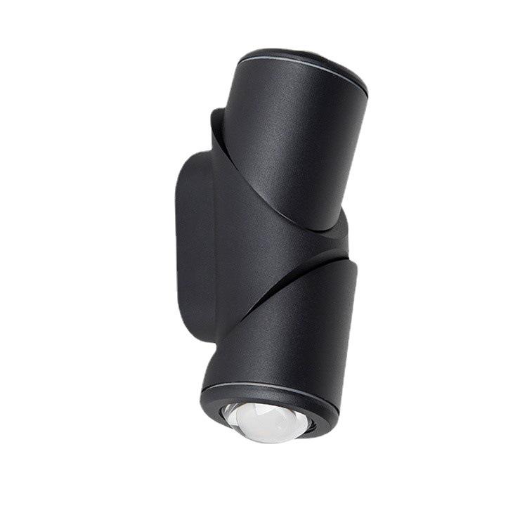 Outdoor Verstelbare Hoek Wandlamp COB Neer Licht Hotel Villa Buitenmuur Enkele Dubbele Kop Wandlamp Eenvoudige Aluminio