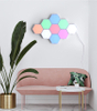 Lámpara de pared hexagonal cuántica de nido de abeja LED colorida con sensible al tacto para dormitorio, sala de estar, escalera, desván