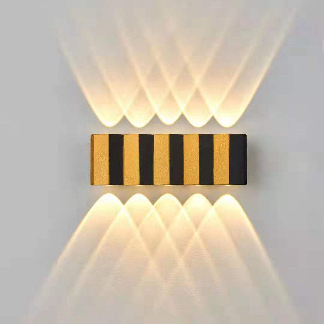 2023 nueva lámpara de pared moderna Exterior impermeable, lámpara LED de pared, soporte de candelabro para exteriores, luces de pared para luz de escalera de casa