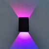 Lámpara de pared con efecto de luz de pared LED RGB 5W con control remoto Lámpara de pared colorida para interiores