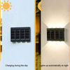 Luces LED solares Lámpara de pared para exteriores Decoración Solar Wandlamp Outdoor