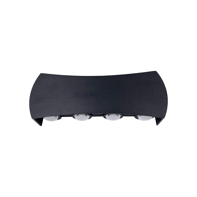 Moderno minimalista al aire libre interior Hotel pasillo pasillo puerta patio escalera porche LED impermeable Luna lámpara de pared al aire libre apliques