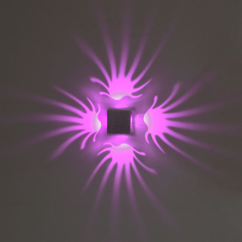  Precio de fábrica, lámpara de pared decorativa colorida con larga vida útil, luces led de barra para el hogar