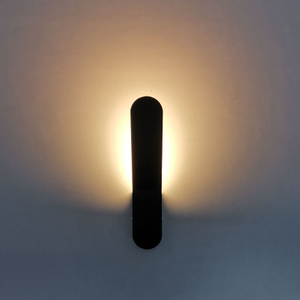 Lámpara de pared de cepillo de dientes moderna con luz LED decorativa y luz nocturna interior para hotel