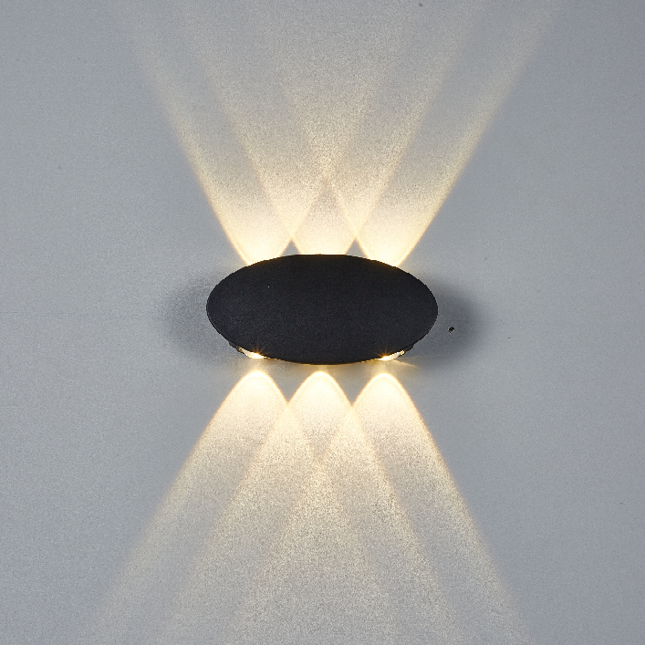 Lámpara de pared Led de techo de alta calidad con luz Solar para exteriores de fábrica redonda china para iluminación de seguridad 100%