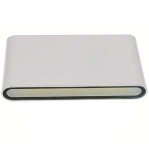  Luces de pared exterior Linterna montada en jardín de aluminio Impermeable para exteriores Lámpara de iluminación de pared Led Black Street Glass