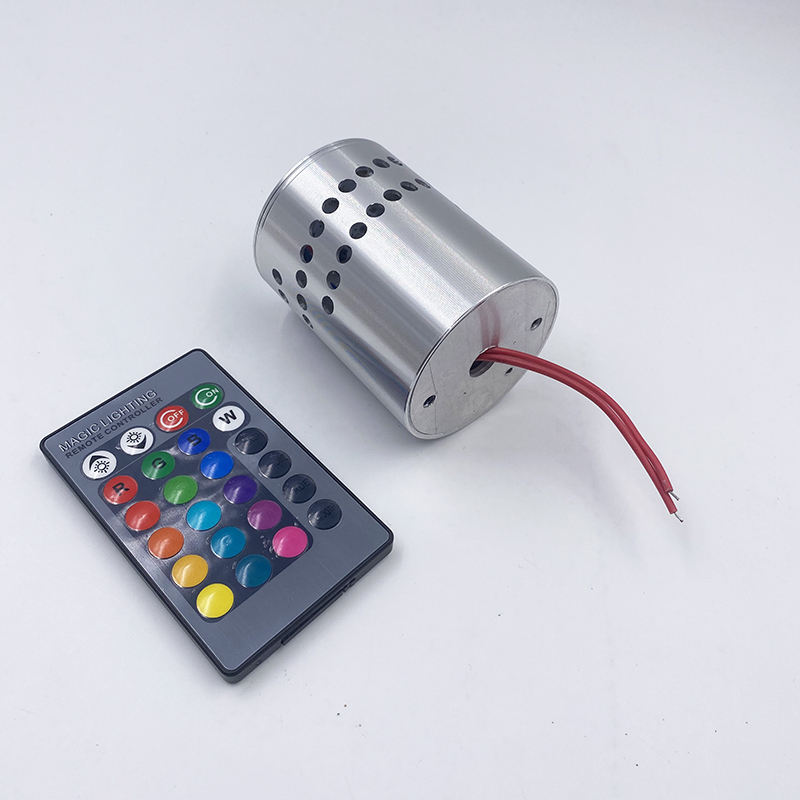 Luz de paso empotrada de aluminio Luz de pared de escalera LED 3w Lámpara de cuerpo blanco luminoso para interiores Chip de iluminación de artículo de potencia