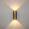 Lámpara de pared LED impermeable IP65, lámpara de pared de aluminio para jardín, luz blanca negra dorada, luz de pared para interiores y exteriores