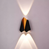 Luz de pared de porche moderna, candelabro de aluminio para interiores, iluminación Interior, lámpara de pared de arriba y abajo, luz de pared Led de jardín impermeable para exteriores