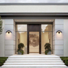 Lámpara de jardín para exteriores de 18 W, lámpara de pared impermeable para exteriores IP65, iluminación LED, lámpara de pared de aluminio, superventas, luz para pasillo
