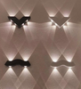Lámpara de pared de 4W a prueba de agua IP65, lámpara de pared de salón Led Simple nórdica, iluminación de pasillo de Hotel, luz de arriba y abajo
