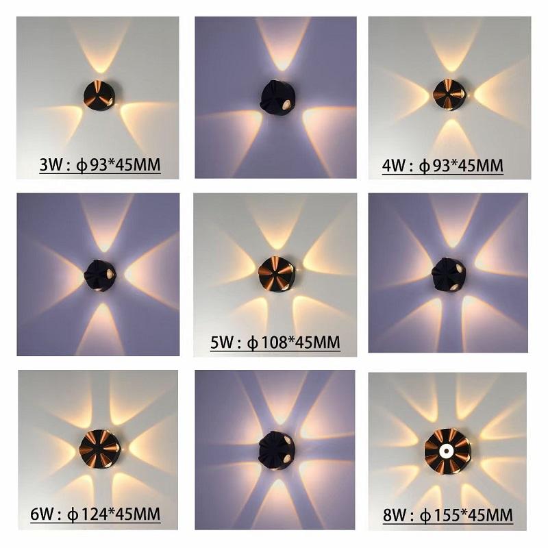 Lámpara de pared Led, lámpara de pared para exteriores, moderna, minimalista, creativa, para Hotel, lámpara de ingeniería, aplique de pared para exteriores, luces nocturnas únicas, productos