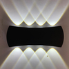 8W minimalista moderno al aire libre interior Hotel pasillo puerta patio escalera porche LED impermeable Luna lámpara de pared