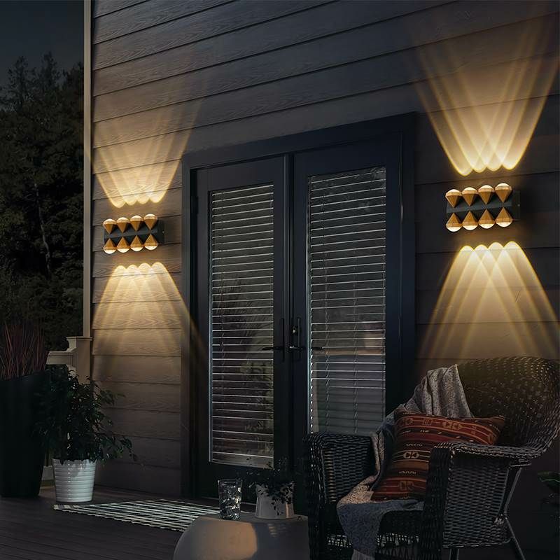 Lámpara LED de pared moderna para interiores, lámpara de noche para dormitorio, sala de estar, iluminación del hogar, decoración de pasillo, luz de aluminio, AC85-265V