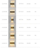 Lámpara de pared Rectángulo de moda Oro Negro Luz hacia arriba y hacia abajo Lámpara de cuerpo luminoso Estilo de iluminación Oficina moderna Rohs Epistar Input Flux