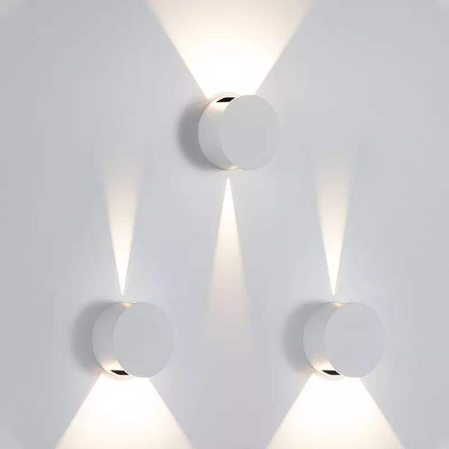 Lámpara de pared para Hotel LED Interior Decoración para el hogar Lámpara de pared Dormitorio de aluminio Lámpara de noche Sala de estar Pasillo Sala de estudio Decoración Luces de pared