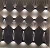 Lámparas de pared LED IP65 impermeables para exteriores/interiores, iluminación para escaleras, A85-265V, luz de arriba hacia abajo para jardín, pared de salón, decoración de la habitación del hogar