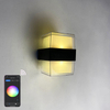 Tuya Graffiti aplicación inteligente Control RGBW cambio de Color iluminación exterior impermeable IP65 jardín inteligente Wifi LED lámpara de pared