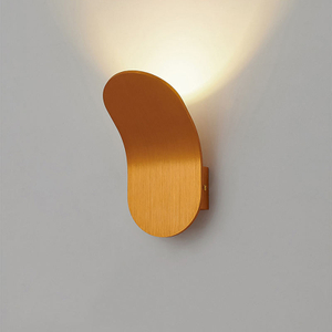 Luz LED de pared para interiores de 5W, luz nocturna de alta calidad, marrón, negro, blanco, gris, carcasa, luz de pared LED moderna