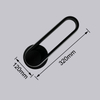 Lámpara de pared de dormitorio de 12W, lámpara decorativa de luz de escalera, accesorio de luces de pared Led para sala de estar interior
