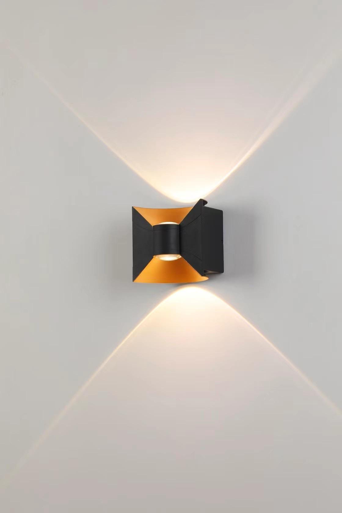 IP65 impermeable arriba y abajo lámpara de pared interior al aire libre gran oferta 6W luz de pared de alta calidad