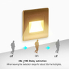 Lámpara de pie enterrada empotrada Luz de paso de escalera Luces de paso LED AC85-265v Impermeable IP54 LED Luces de paso de interior al aire libre Iluminación LED para pasos