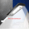 60W 90W 120W lámpara de calle solar brillante luces de pared solares luces de pared al aire libre solar luz de ahorro de energía lámpara solar de alta calidad luz de calle de alta potencia IP65 impermeable al aire libre