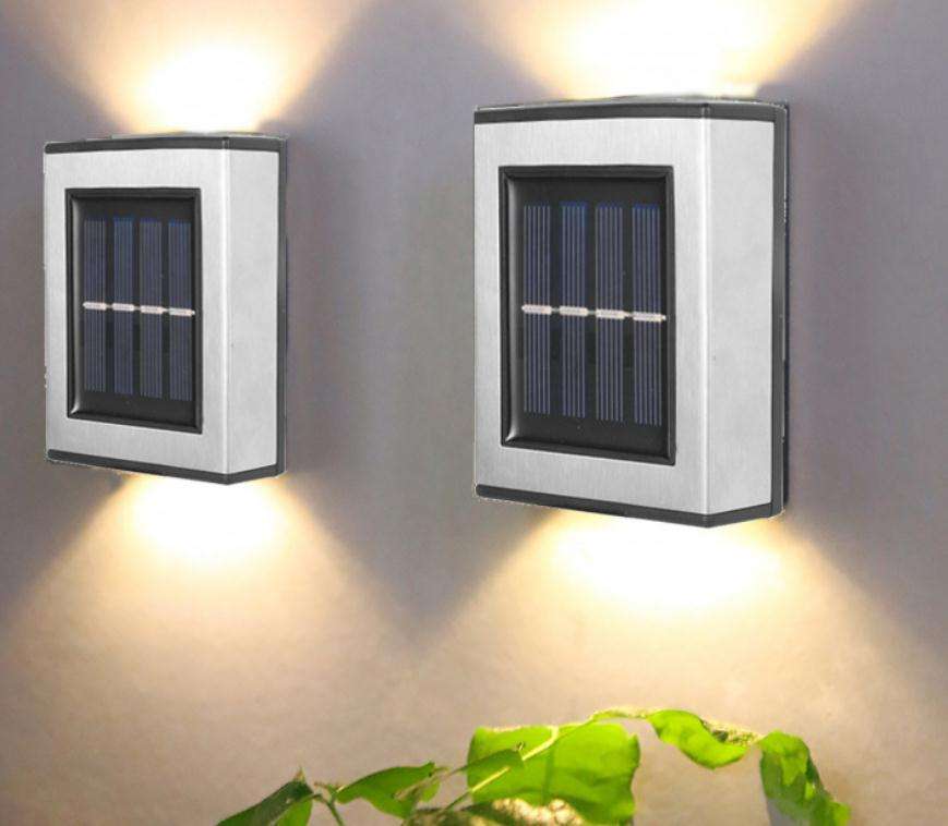 Lámpara Solar de 1 a 16 Uds., luces LED para exteriores, IP65, resistente al agua para decoración de jardín, balcón, patio, calle, lámparas de decoración de pared, luz de jardinería