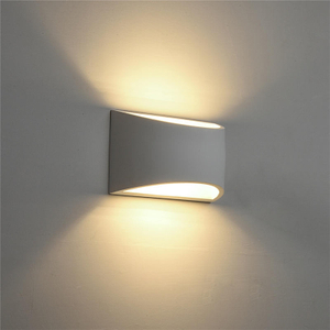 Nueva lámpara de pared LED de 10 W para interiores, lámpara de pared decorativa de aluminio arriba y abajo, aplique de pared LED para dormitorio, iluminación impermeable