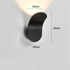 Luz LED de pared para interiores de 5W, luz nocturna de alta calidad, marrón, negro, blanco, gris, carcasa, luz de pared LED moderna